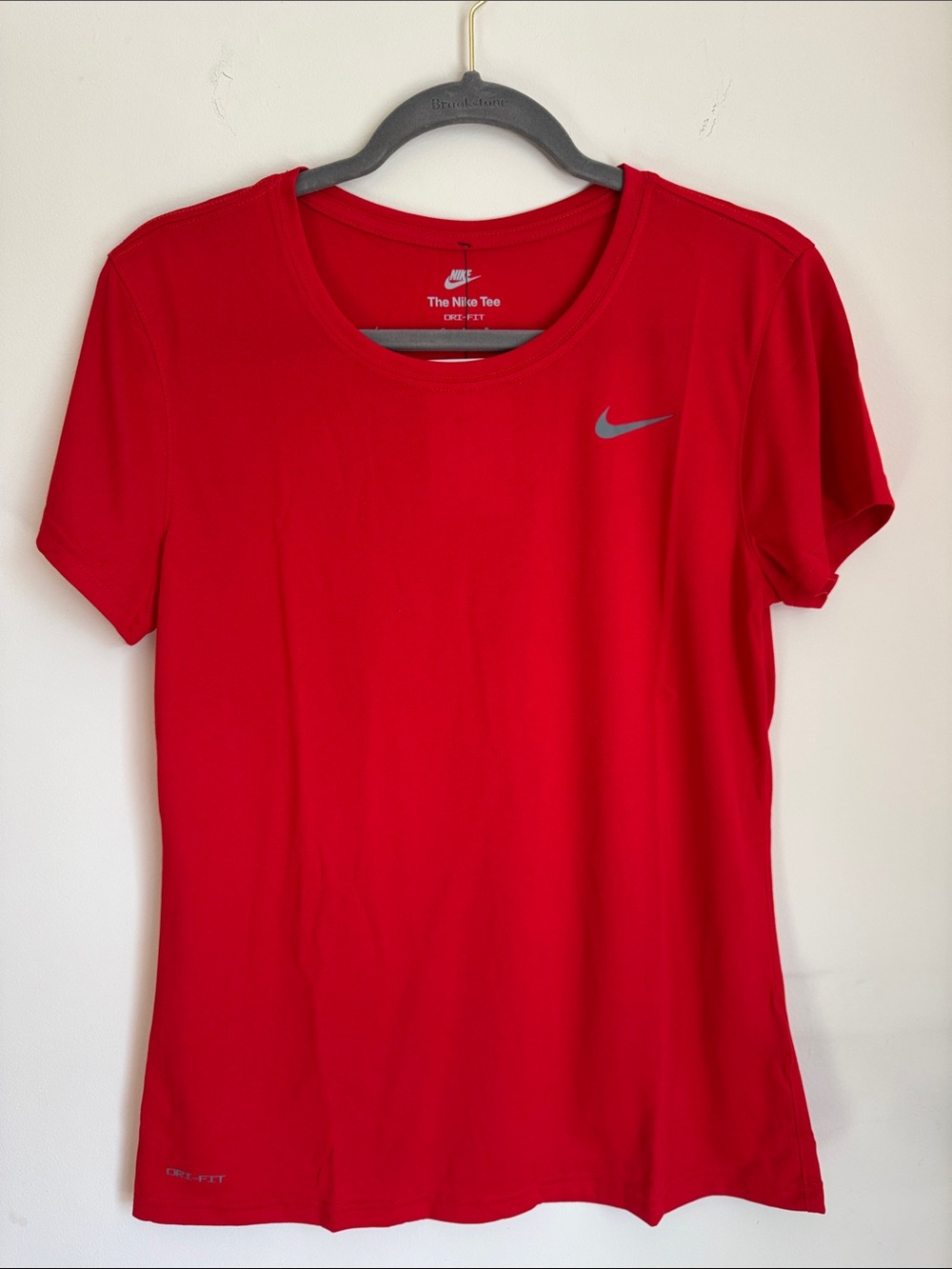 Nike Red Women's Short Sleeve Dri-FIT Tee
